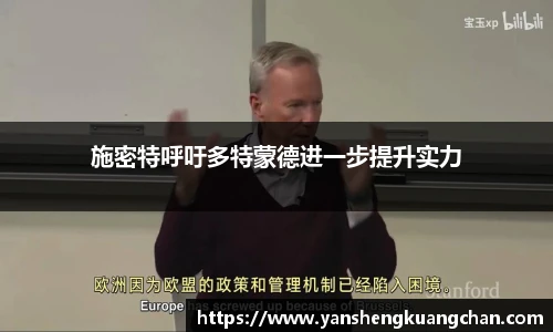施密特呼吁多特蒙德进一步提升实力